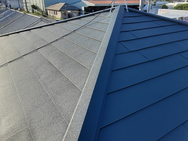 工事完了　棟付近